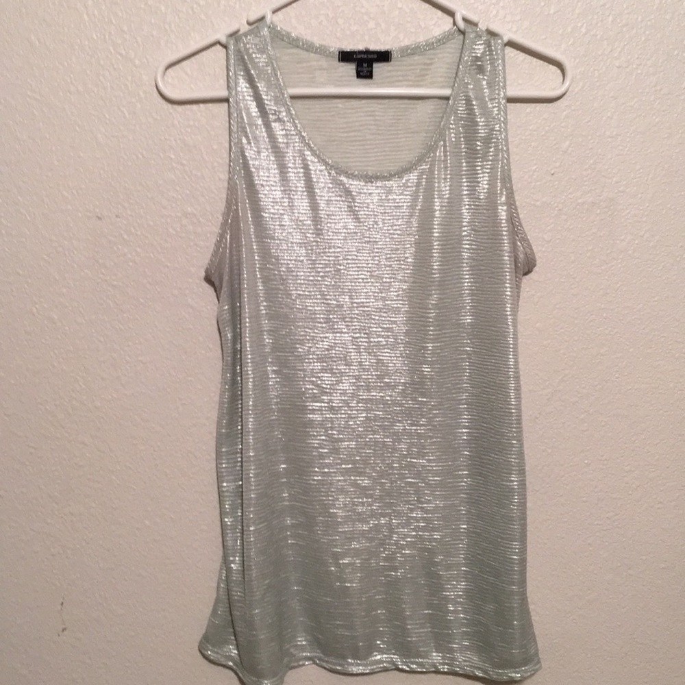 Sea green shimmer top